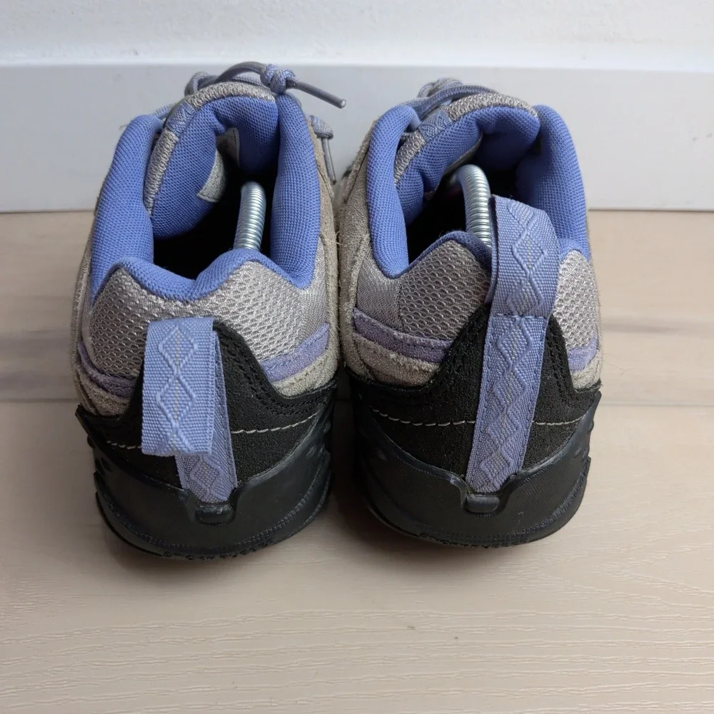 Merrell Hiking Shoes Trail Shoes Sneakers Womens 9 Grey Purple Suede Air Cushion